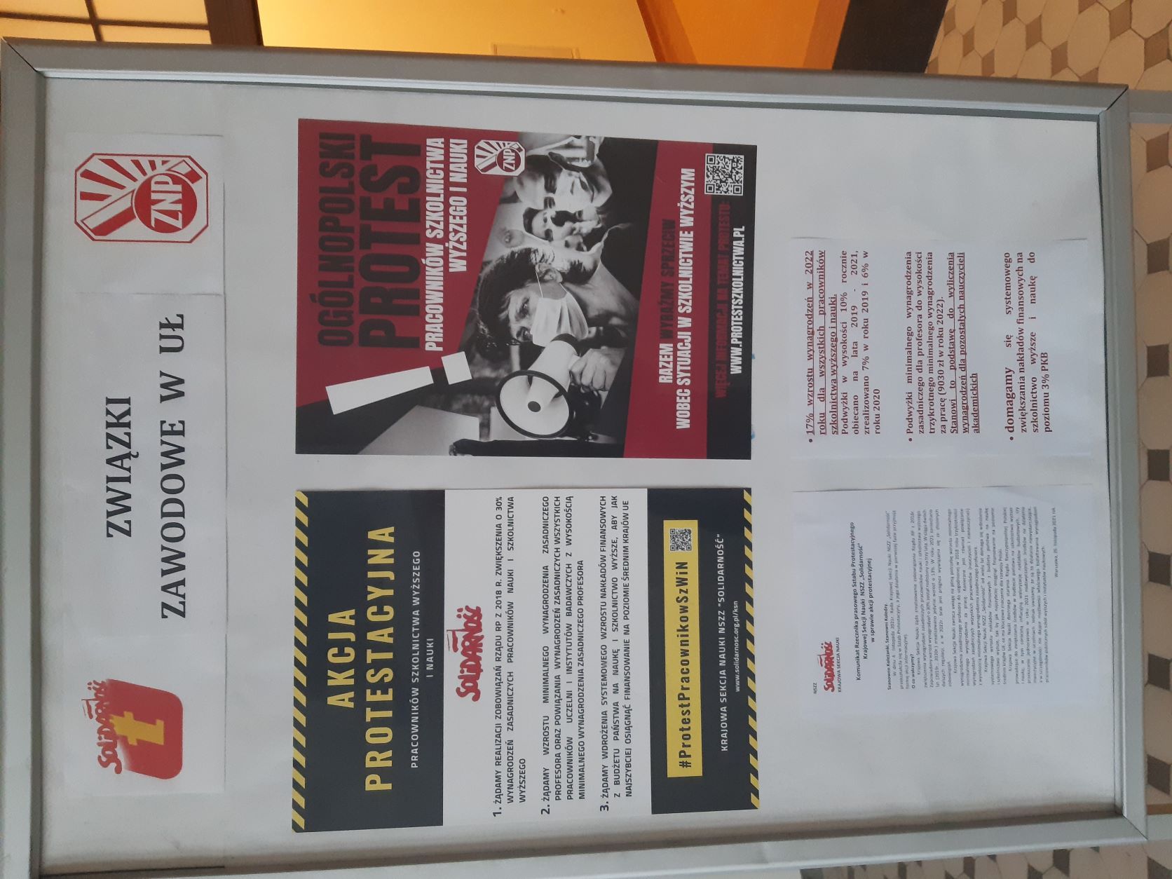 Plakaty protestacyjne